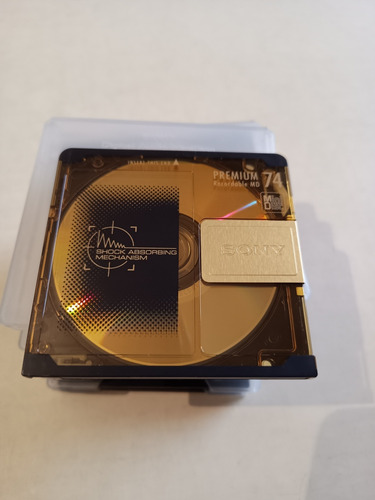 Minidisc Md Sony Premium 74 Minutes 8 Unidades Cor Dourada (Usado)