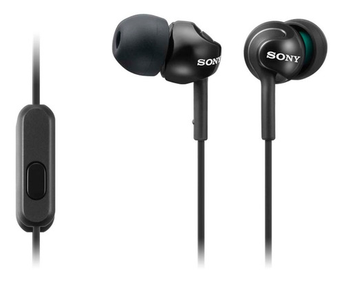Sony Audífonos Interno Serie Ex Mdr-ex110ap Azul Color Negro