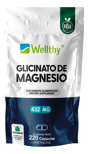 Wellthy Glicinato De Magnesio 220caps
