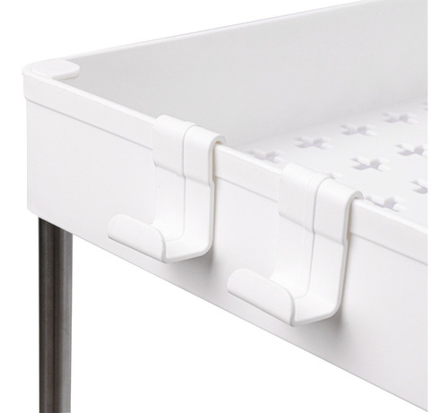 Mu:4life Organizador Carrito Estante: Cocina/baño 4 Niveles Color Blanco