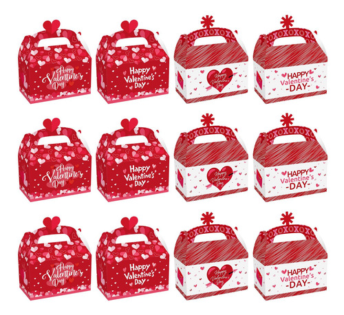 12x Cajas De Regalo Del Día De Valentín Cajas De Regalo