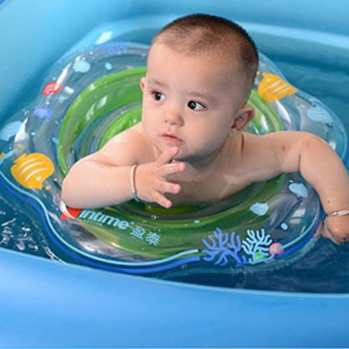 Asiento Flotante Para Bebés, Anillo De Natación Inflable Par