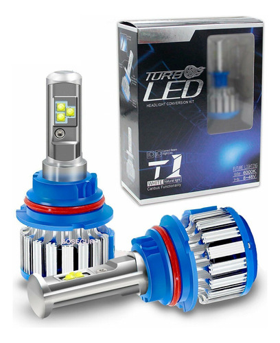 Par Ampolletas Turbo Led T1  9004 9007 8000 Lumenes