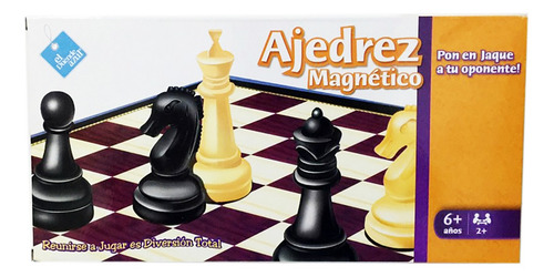 Imagen 3 de 5 de Ajedrez Magnetico Tab 30x30 Cm El Duende Azul 6021 Bigshop