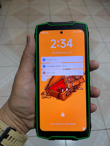 Teléfono Celular Blackview Bv9300 Pro 24 Gb 256 Gb Rom, Resistente Al Agua, Color Verde (Usado)