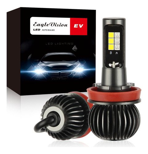 Bombillas Led H8 H11 Para Coche, Luz Antiniebla, Doble Color