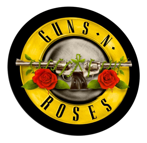 Slipmat Paño Suave Rigido 3mm Audiofilo Guns And Roses P073