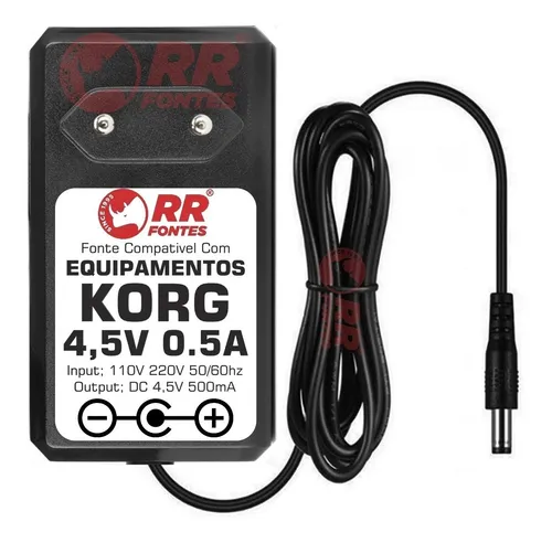 Fonte Dc 4,5v Para Korg Kaossilator Dynamic Phrase, Ko-1 Pk