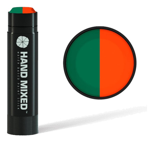 Marcador  Multisuperficie De 2 Colores, Verde-naranja