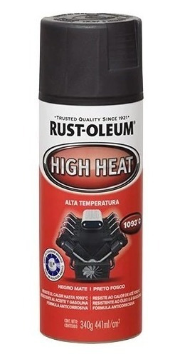 Pintura Aerosol Alta Temperatura 1093° Rust Oleum Motores