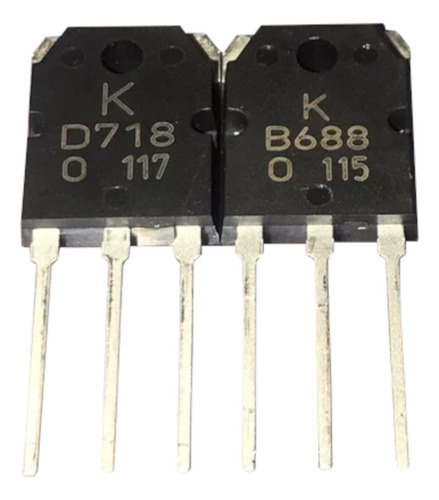 Transistor Par 2sb688 2sd718 (2 Pares) B688 D718