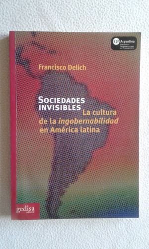 Sociedades Invisibles-francisco Delich-editorial Gedisa-