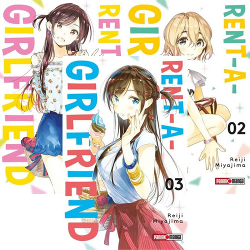 Rent A Girlfriend Pack Vol Tomo 1 2 3 Manga Panini Español