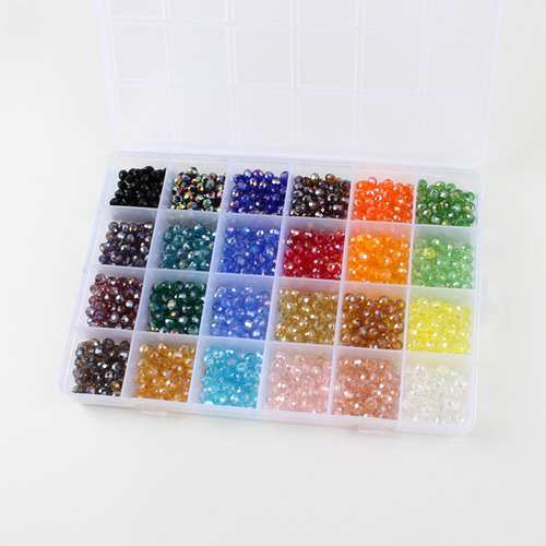 1200 Piezas De Cuentas De Cristal De Briolette Para