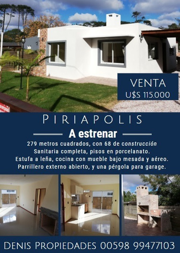 Piriapolis - Barrio Country - A Estrenar - 279m2