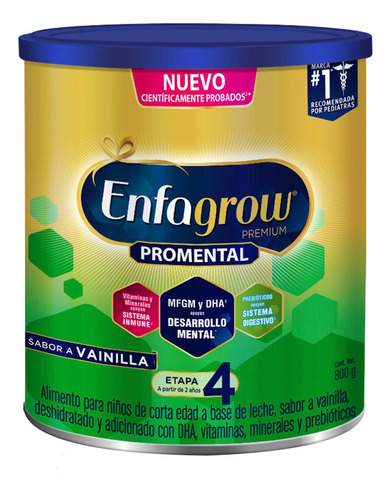 Leche de fórmula en polvo  Mead Johnson Enfagrow Pro Select sabor vainilla  en lata de 800g - 2  a 5 años