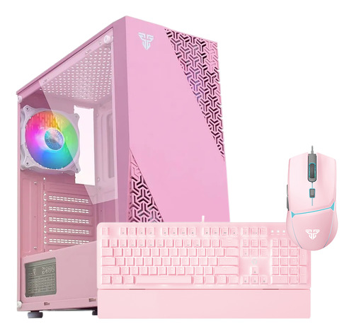 Pc Torre Gamer I3-10100 16gb Ram Ssd 480gb Nvidia 4gb Rosa