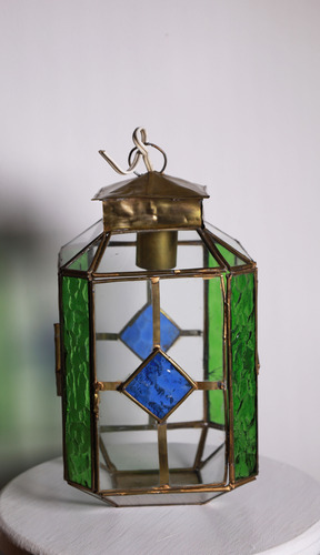 Farol Vintage En Cristal 