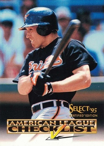 Mlb Cal Ripken Select 1995 American League Checklist # 3 