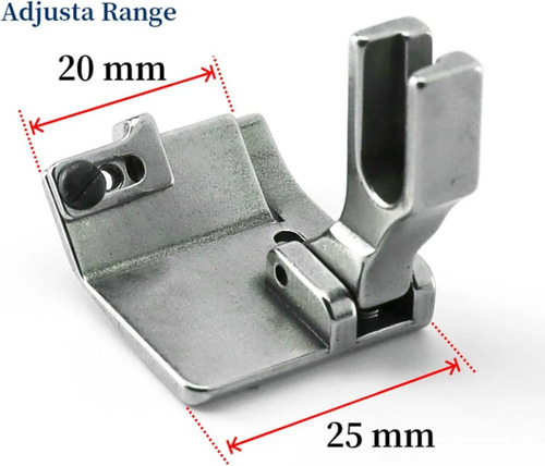 Prensatelas Para Dobladillo Ajustable Maquina Universal T9