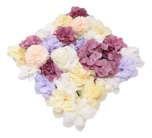 Paneles Artificiales Con Rosas De Seda Para Pared De Flores,