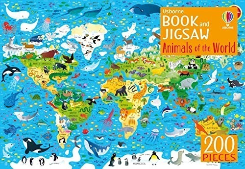 Animals Of The World Book And Jigsaw