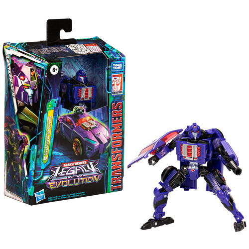 Cyberverse Universe Shadow Striker Transformers Legacy Evolution Clase De Lujo Figura De Acción 13 Cm , Para Niños Y Niñas De 8 Años O Más, Transformación En 18 Pasos