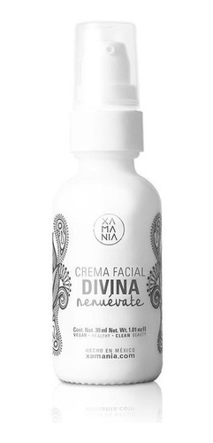Imagen 2 de 4 de Crema Facial Divina Hidratante 30 Ml Xamania Vegan