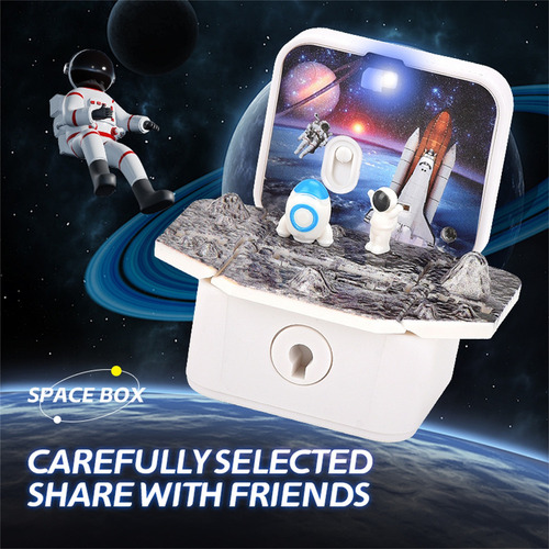 . Llavero Plegable Con Forma De Astronauta, Caja De Bombas,