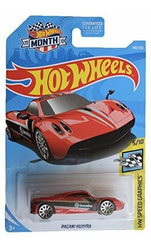 Hot Wheels Speed Graphics 5/10 [red] Pagani Huayra 2rjjx