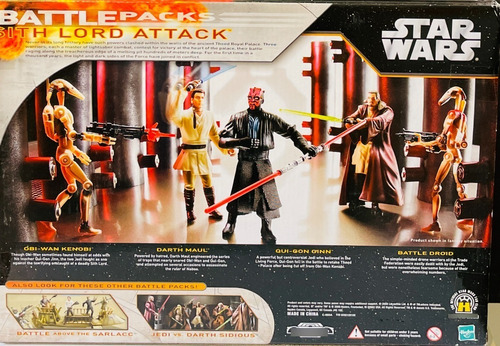Star Wars Saga Battle Packs Sith Lord Attack (Usado)