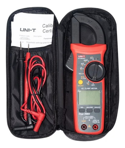 Pinza Amperimétrica Uni-t Ut-202 A+ 600 A - 600v Edisel.ts
