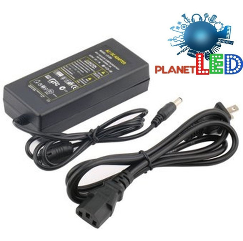 Imagen 3 de 4 de Transformador Fuente De Poder 12v A 5a Luces Led Camaras Etc