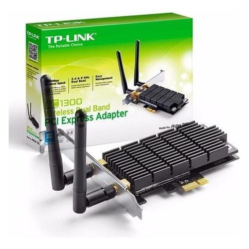 Placa De Rede Tp-link Archer T6e Ac1300 2.4/5ghz