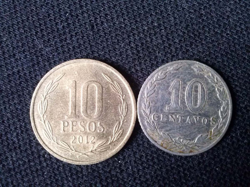 Moneda Argentina 10 Centavos Níquel 1909 (5)