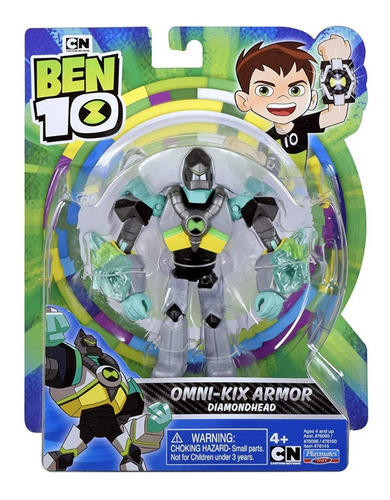 Ben 10 Figura Diamonhead Con Armadura Omni-kix