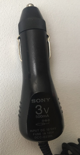 Cargador Sony Para Carro -  Original - 3v - Excelente 