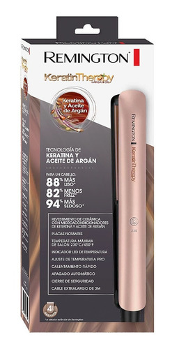 Imagen 5 de 6 de Plancha Alisadora Remington Con Aceite De Argán Y Keratina