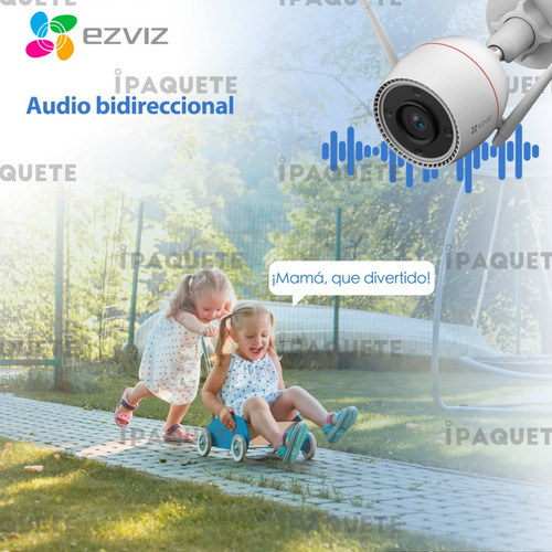Cámara De Seguridad Ezviz 3mp Exterior Wifi Ip Sirena