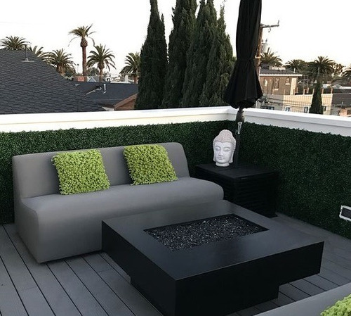 Imagen 6 de 10 de Enredadera Jardín Vertical Artificial Trébol Panel 40x60 Cm