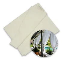 Comprar  Cortina De Lienzo Natual Para Galería, Pérgola Tipo Gasa