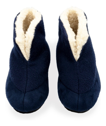 Imagen 3 de 4 de Pantuflas Mujer, Bota Térmica Suave Con Felpa Interior.