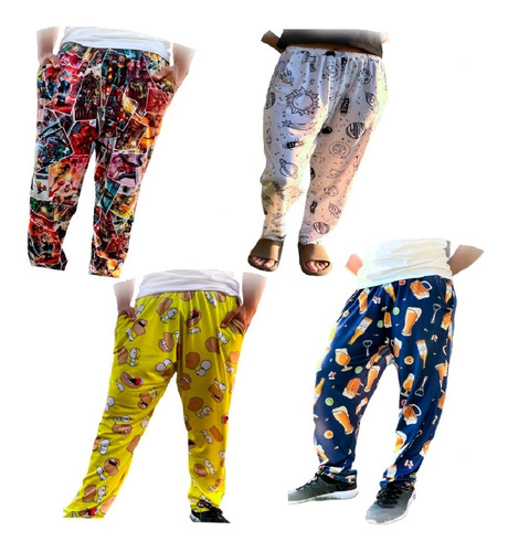 Pantalon Unisex Excelente Calidad - Pijama / Pants / Animado