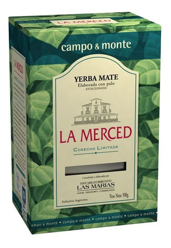 Pack X 12 Unid. Yerba  Campo M Oc 500 Gr La Merced Yerbas