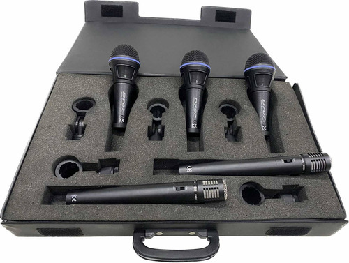 Kit Microfone De Bateria Yoga D 707 Novo Original Mostruario
