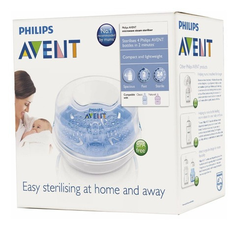 Esterilizador Vapor Philips Avent Scf281/02 Para Microondas