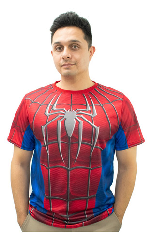 Playera Sublimada Spiderman Coleccion