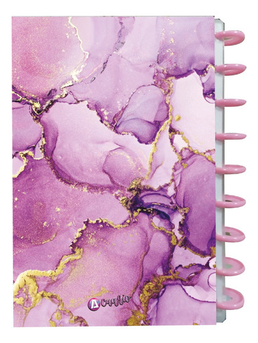 Cuaderno Discos T/frances 80hjs 105grs Pastadura 2 Separador Marmol Mrado