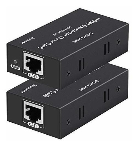 Hdmi Extender 196ft Sobre Solo Cat5e 6 7 Repetidor