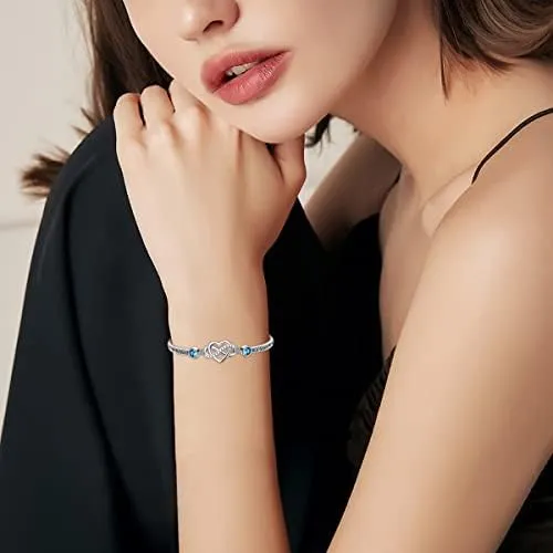 Aoboco Pulsera De Amistad Para Mejor Amigo, Plata De Ley, No